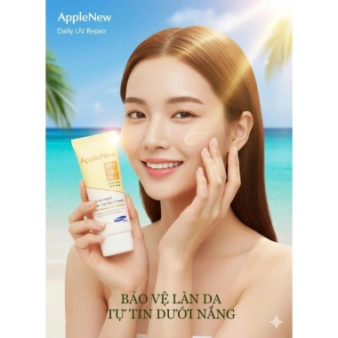 Kem chống nắng Applebee Daily SPF50 không nhờn, giảm giá 310.000đ bảo vệ da