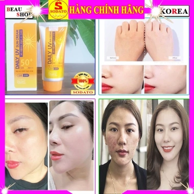 Kem chống nắng Applecc Daily UV 365 Hàn Quốc kiềm dầu, nâng tone da 149.000₫ Beau Shop 5 Kem chống nắng Applecc Daily UV 365 Hàn Quốc kiềm dầu, nâng tone da 149.000₫ Beau Shop 5