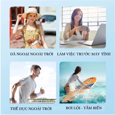 Kem chống nắng Bạc hà SPF 50+ PA++++ Trắng da, kiềm dầu, cấp ẩm, ngừa nám, trẻ hóa - 129.990 VND 3