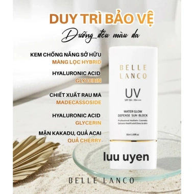 Kem Chống Nắng Belle Lanco UV Glow Defense SPF50+ PA+++ 50ml - Giá 599.000đ