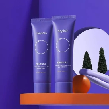 Kem chống nắng beplain 50ml Nâng tông màu lên + Chỉnh sửa 1+1 Bộ đôi PA++ SPF50+ Giá ưu đãi 685k
