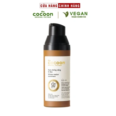 Kem chống nắng bí đao phổ rộng SPF50+ PA++++ Cocoon 50ml thuần chay 367.350₫ 2