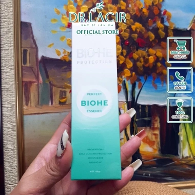 Kem Chống Nắng BIOHE PROTECTION Dr Lacir 60ml DR10 SPF50 dưỡng ẩm không nhờn giảm vết thâm 420k