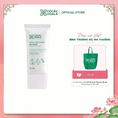 Kem Chống Nắng Bơ Nghệ Cỏ Cây Hoa Lá 30g – Kiềm Dầu, Nâng Tone Tự Nhiên, Da Mịn – Giá chỉ 189.000đ