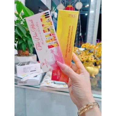 Kem chống nắng cao cấp KIM NHUNG 100ml - Dưỡng trắng, nâng tông, ngừa lão hóa