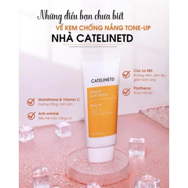 Kem Chống Nắng Catelinetd SPF50+ Nâng Tông 60ml Hàn Quốc Giá chỉ 190.000đ 3