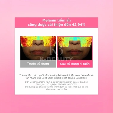 Kem chống nắng Cell Fusion C Dark Spot Toning SPF50+ PA++++ 50ml Nâng tông sáng da giảm đốm nâu giá 280k