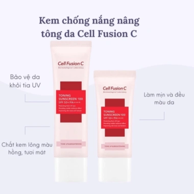 Kem chống nắng Cell Fusion C Toning SPF30 cho da dầu, da khô, da nhạy cảm – Giá chỉ 176.400đ