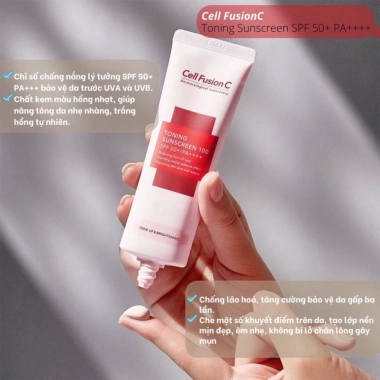 Kem chống nắng Cell Fusion C Toning SPF30 cho da dầu, da khô, da nhạy cảm – Giá chỉ 176.400đ 6 Kem chống nắng Cell Fusion C Toning SPF30 cho da dầu, da khô, da nhạy cảm – Giá chỉ 176.400đ 6
