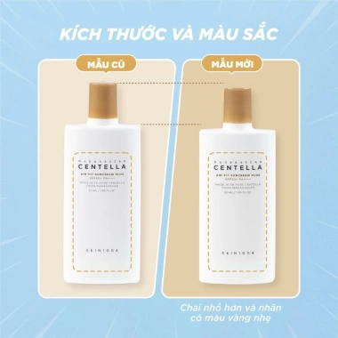Kem chống nắng Centella Skin Air-fit SPF50+ 50ml rau má không nhờn giảm giá 249.000 VND