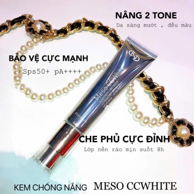Kem chống nắng che khuyết điểm MESO CCWHITE - nâng tông, bảo vệ da 299.000 VNĐ