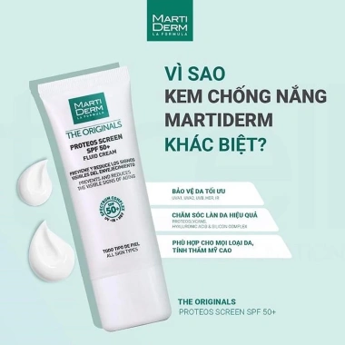 Kem chống nắng da dầu mụn SVR Sebiaclear Crème SPF50 + MartiDerm Screen SPF50+ 40ml - Giá 530.000đ