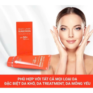 Kem chống nắng đa tầng Multi-Layer ghch01 – SPF 50, không nhờn, giá 479k