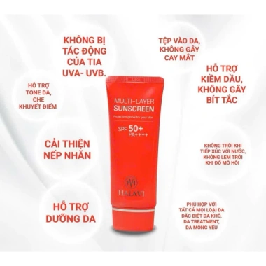 Kem chống nắng đa tầng Multi-Layer ghch01 – SPF 50, không nhờn, giá 479k