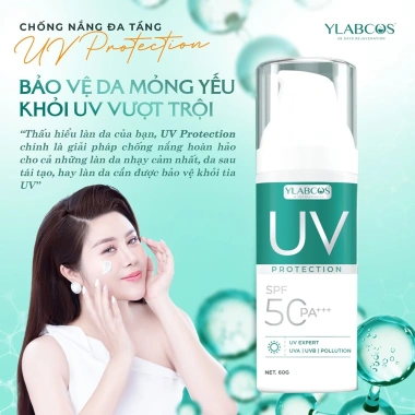 Kem Chống Nắng Đa Tầng Ylabcos SPF 50 PA+++ Cấp Ẩm Bảo Vệ Da - Giá Ưu Đãi 480k