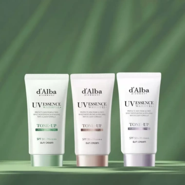 Kem chống nắng D'Alba nâng tông da Waterfull - Giảm giá 155k, bảo vệ SPF 50, dưỡng da
