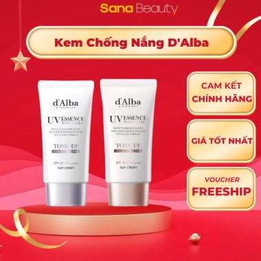 Kem chống nắng dAlba Waterfull Tone-up Cream SPF 50+ 50ml - Tăng tông da, bảo vệ UV, giá ưu đãi 349k