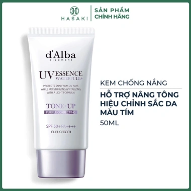 Kem chống nắng dAlba Waterfull Tone-up Cream SPF 50+ 50ml - Tăng tông da, bảo vệ UV, giá ưu đãi 349k