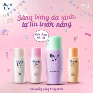 Kem Chống Nắng Dạng Sữa Bioré UV SPF 50+ PA+++ 30ml - Siêu Nhẹ, Không Nhờn, Giá Chỉ 112.000₫ 6