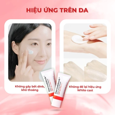 Kem chống nắng Dermablock mỏng nhẹ SPF50+ 35ml - Phổ rộng vô hình, giá chỉ 168.866đ