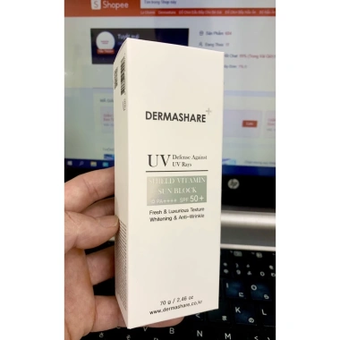 Kem chống nắng Dermashare UV Shield Vitamin Sun Block SPF50+ PA++++ 70ml Giá 275k 2