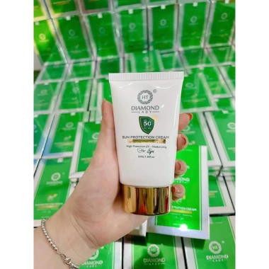 Kem chống nắng Diamond Lady SPF50++ 50g - Nâng tông, kiềm dầu, ngăn lão hóa - 232k