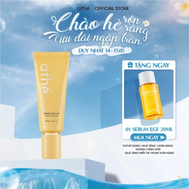 Kem chống nắng dưỡng ẩm Vegan Relief Sun Essence 70ml - Da mịn màng, không thâm, giá ưu đãi 806.000₫