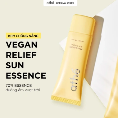 Kem chống nắng dưỡng ẩm Vegan Relief Sun Essence 70ml - Da mịn màng, không thâm, giá ưu đãi 806.000₫