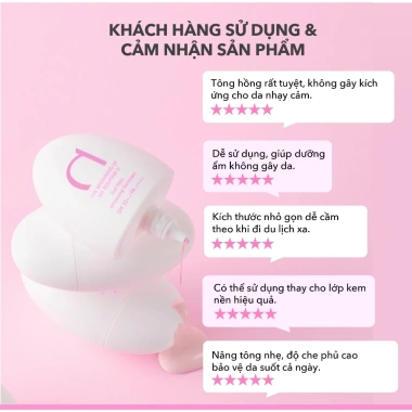 Kem chống nắng dưỡng da nâng tông DIVME 50ml SPF45 không nhờn, làm sáng da 6