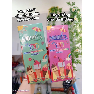 Kem chống nắng dưỡng trắng toàn thân WALNUT’S DD SPF 50 PA+++ 200gr Giá 229.000₫