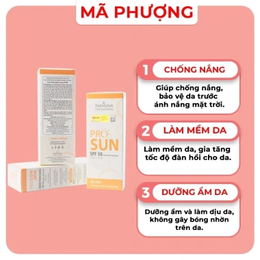 Kem chống nắng Farmona Professional Pro Sun 50ml cho da mụn kiềm dầu - Giá 550.000đ - Mỹ Phẩm Mã Phượng