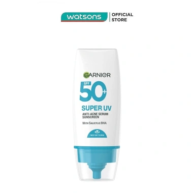 Kem Chống Nắng Garnier Super UV Anti‑Acne SPF50+ PA++++ 30ml 219.000₫ 2