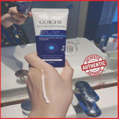 Kem Chống Nắng Guiche Nature Sun Cream SPF50+++ Hàn Quốc Nâng Tone Kiềm Dầu 60ml - 145k 6 Kem Chống Nắng Guiche Nature Sun Cream SPF50+++ Hàn Quốc Nâng Tone Kiềm Dầu 60ml - 145k 6