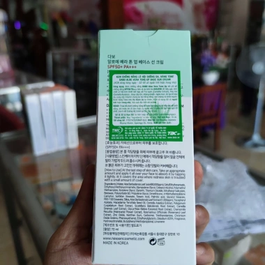 Kem chống nắng Hàn Quốc DABO WHITE SUN BLOCK CREAM & TONE-UP BASE - Giá chỉ 150.000đ bảo vệ da, tông sáng mịn 2