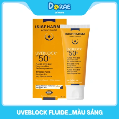 Kem chống nắng ISIS PHARMA Uveblock Fluid SPF50+ cho da nhạy cảm – nhẹ không nhờn 2 Kem chống nắng ISIS PHARMA Uveblock Fluid SPF50+ cho da nhạy cảm – nhẹ không nhờn 2