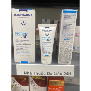 Kem chống nắng ISISPHARMA NeoTone Radiance SPF 50+ - Trắng da, dưỡng ẩm, giảm nám, Giá 1.2tr