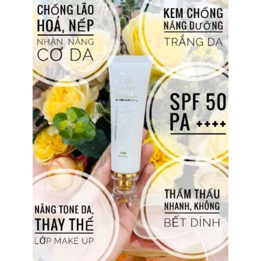 Kem chống nắng Jushi Top Beauty SPF50+ Dưỡng ẩm, không nhờn - Giá chỉ 399.000₫ (giảm từ 502.740₫)