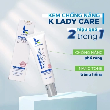 Kem Chống Nắng K Lady Care SPF 50+/PA++++ 50ml Nâng tone kiềm dầu thoáng da 220k 7 Kem Chống Nắng K Lady Care SPF 50+/PA++++ 50ml Nâng tone kiềm dầu thoáng da 220k 7