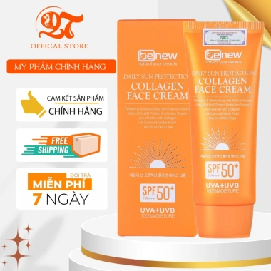 Kem chống nắng kiềm dầu dưỡng da, nâng tone Benew Collagen Sun Cream 70ml - 179.000