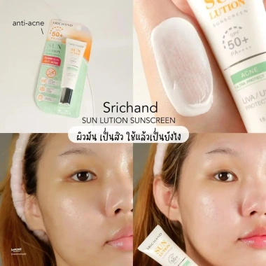 Kem chống nắng kiềm dầu ngừa mụn Srichand SunLution Protect X3 - Chỉ 136.000₫ 6 Kem chống nắng kiềm dầu ngừa mụn Srichand SunLution Protect X3 - Chỉ 136.000₫ 6