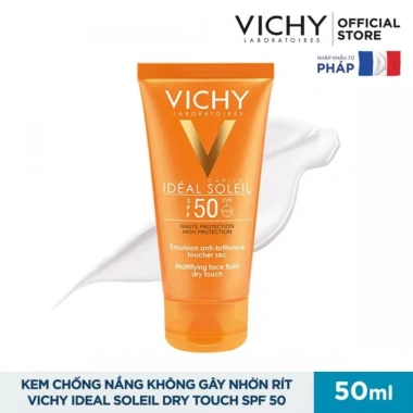 Kem chống nắng kiềm dầu Vi-chy Capital Soliel SPF50+ Cream 50ml - An toàn, chính hãng, giảm giá 139k 6