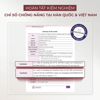 Kem Chống Nắng KOPHER SPF50+ PA4+ 35ml Dịu da, ngừa lão hóa, bảo vệ da yếu 406k