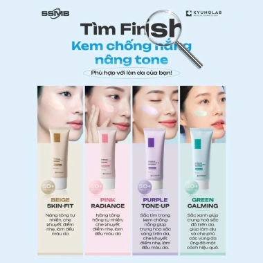 Kem chống nắng KyungLab nâng tone SPF50+ PA++++ 50ml - Phiên bản mới, chỉ 399k