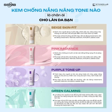 Kem chống nắng KyungLab nâng tone SPF50+ PA++++ 50ml - Phiên bản mới, chỉ 399k