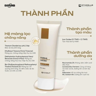 Kem chống nắng KyungLab nâng tone SPF50+ PA++++ 50ml - Phiên bản mới, chỉ 399k