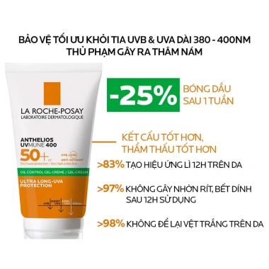 Kem chống nắng La Roche Posay Anthelios SPF 50+ nâng tone - Da thường & da dầu, chỉ 250k 4 Kem chống nắng La Roche Posay Anthelios SPF 50+ nâng tone - Da thường & da dầu, chỉ 250k 4