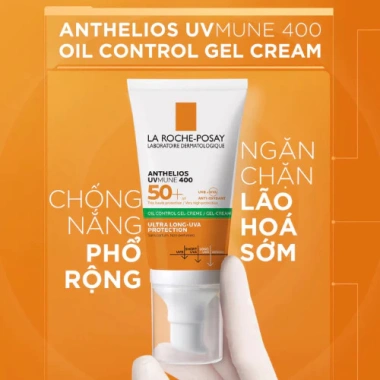 Kem chống nắng La Roche Posay Anthelios UVMUNE 400 SPF50+ 50ml cho da dầu mụn nhạy cảm - Giá chỉ 248.000₫