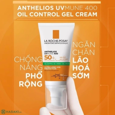 Kem chống nắng La Roche Posay Anthelios UVMUNE 400 SPF50+ 50ml cho da dầu mụn nhạy cảm - Giá chỉ 248.000₫ 10 Kem chống nắng La Roche Posay Anthelios UVMUNE 400 SPF50+ 50ml cho da dầu mụn nhạy cảm - Giá chỉ 248.000₫ 10