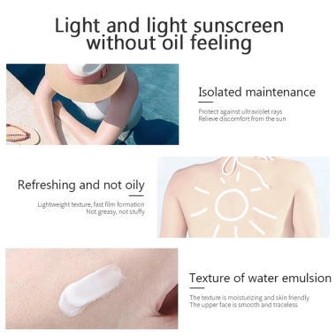 Kem Chống Nắng LAIKOU SPF50 Chống Thấm Nước Dưỡng Ẩm Kiềm Dầu Làm Trắng Da 86.966 VND