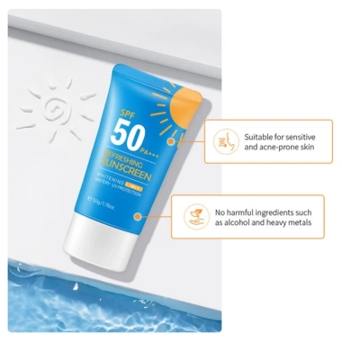 Kem Chống Nắng LAIKOU SPF50 Chống Thấm Nước Dưỡng Ẩm Kiềm Dầu Làm Trắng Da 86.966 VND 9 Kem Chống Nắng LAIKOU SPF50 Chống Thấm Nước Dưỡng Ẩm Kiềm Dầu Làm Trắng Da 86.966 VND 9